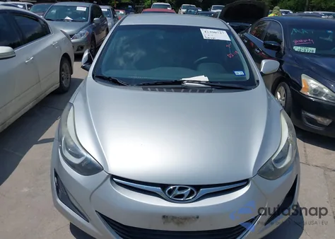 2016 Hyundai Elantra Se из США, поврежденный, VIN 5NPDH4AE0GH664582